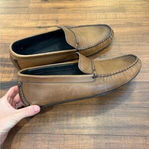 Allen Edmonds "SUPER SPORT" Driver Loafers 10 3E Mocha Light Brown